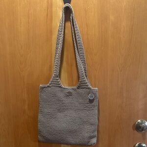 Sak. Hand crocheted, tote and handbag.2 pieces